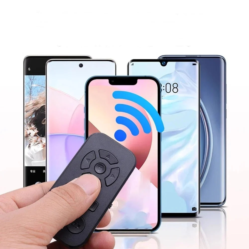 Selfie Remote Bluetooth Camera Shutter & Media Scroller