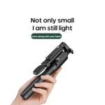 Selfie Stick Tripod Foldable 3-In-1 With Dual LED Lights