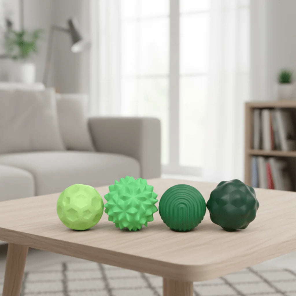 Sensory Stones Magnetic Silicone Fidget Set of 4