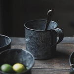 Serving Set Galvanized Zinc European Style For Storage & Decor