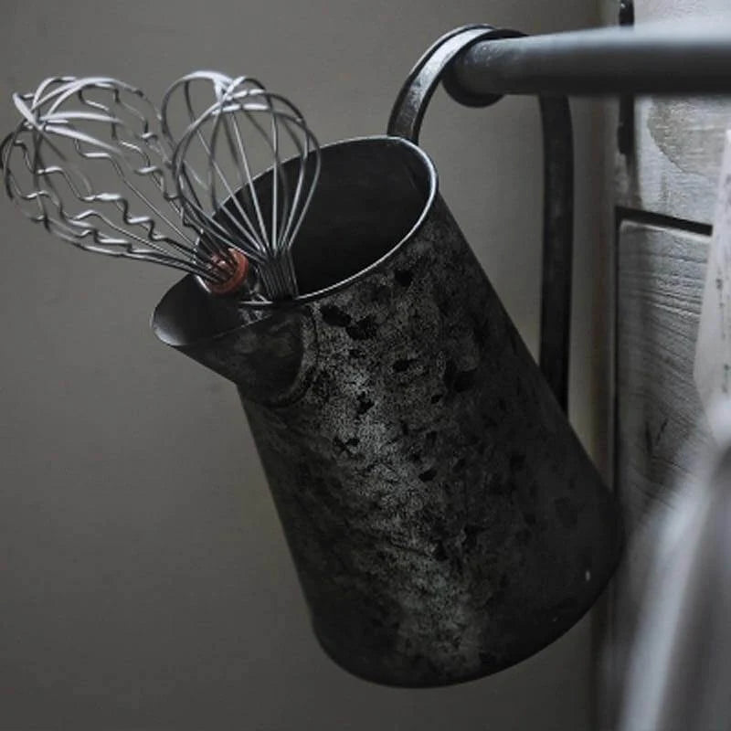 Serving Set Galvanized Zinc European Style For Storage & Decor