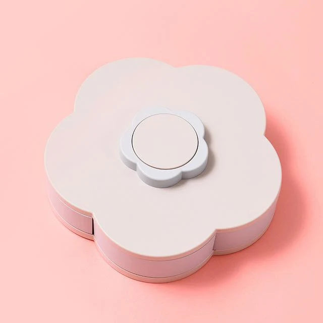 Serving Tray Rotating 10 Compartments Non-Slip Base