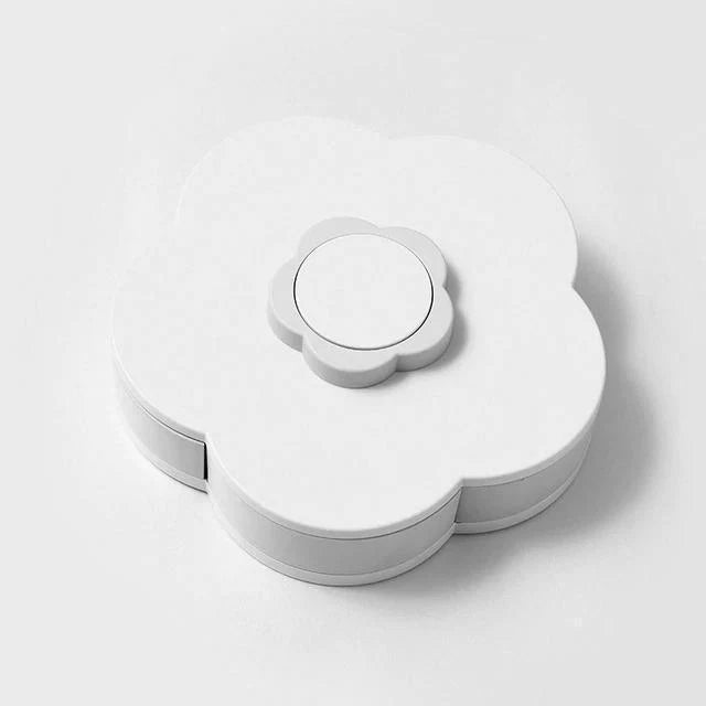 Serving Tray Rotating 10 Compartments Non-Slip Base
