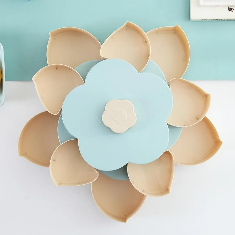 Serving Tray Rotating 10 Compartments Non-Slip Base