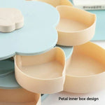 Serving Tray Rotating 10 Compartments Non-Slip Base