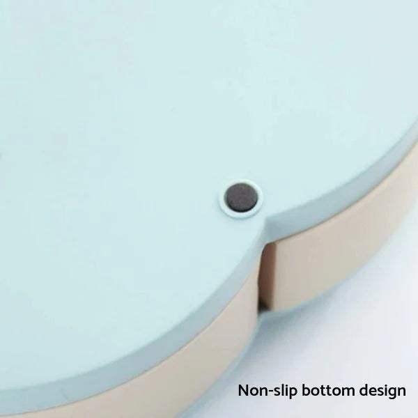 Serving Tray Rotating 10 Compartments Non-Slip Base