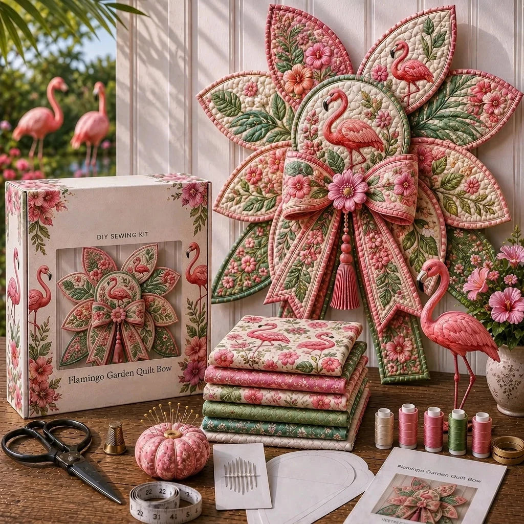 Sewing Kit Quilted Bow Beginner-Friendly Complete Set