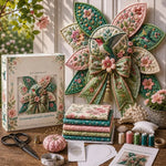Sewing Kit Quilted Bow Beginner-Friendly Complete Set