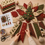 Sewing Kit Quilted Christmas Door Hanging Materials Included