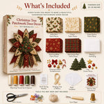 Sewing Kit Quilted Christmas Door Hanging Materials Included