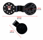 Shade Cloth Clips UV-Resistant Locking Grip