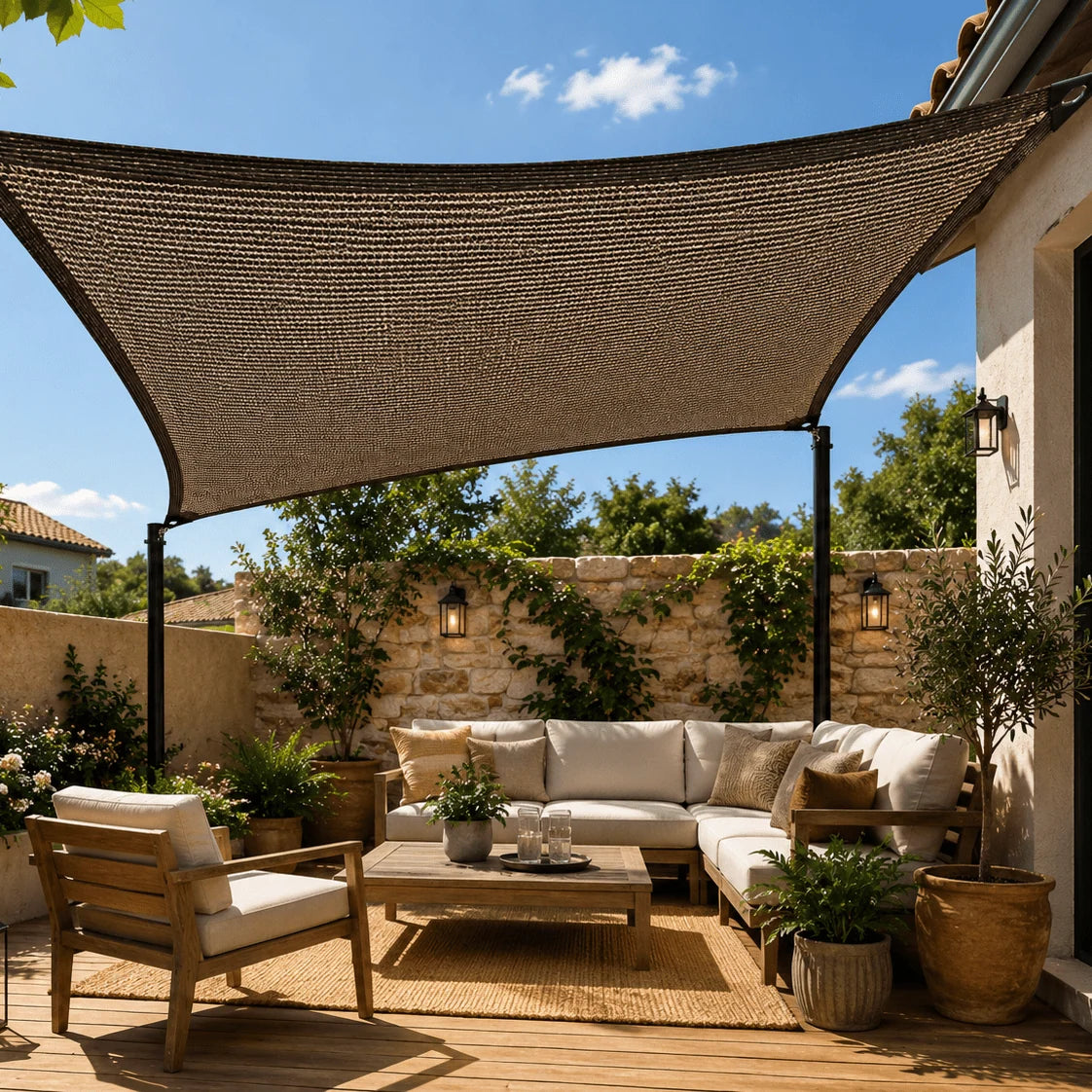 Shade Net UV-Protected HDPE Outdoor Fabric