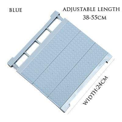 Shelf Organizer Adjustable Width No-Drill Installation