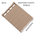 Shelf Organizer Adjustable Width No-Drill Installation