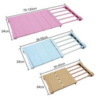 Shelf Organizer Adjustable Width No-Drill Installation