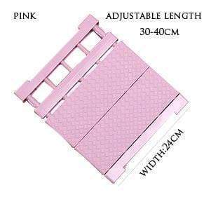 Shelf Organizer Adjustable Width No-Drill Installation