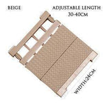 Shelf Organizer Adjustable Width No-Drill Installation