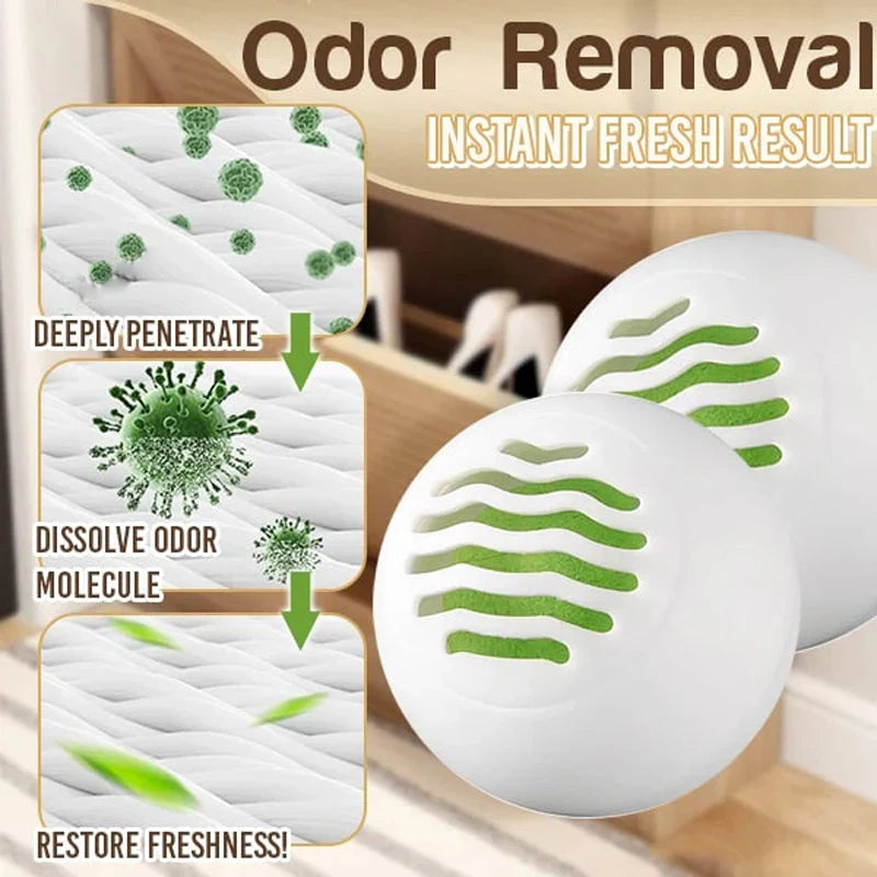 Shoe Deodorizer Balls Green Tea Reusable Set of 6