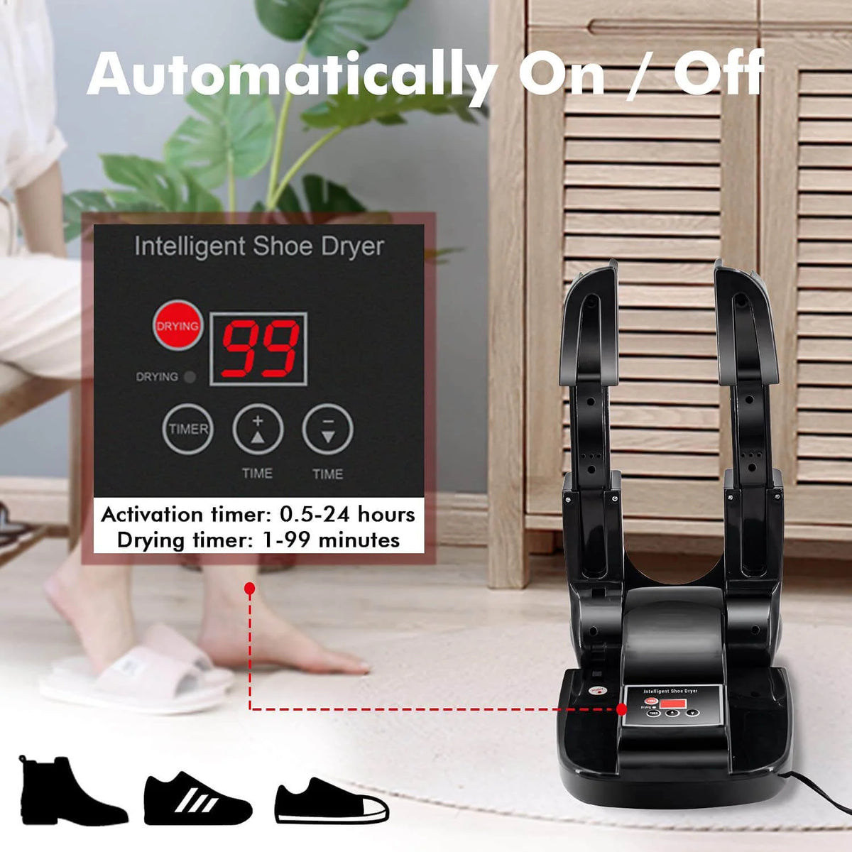 Shoe & Glove Dryer Fast Drying Ozone Sterilizer