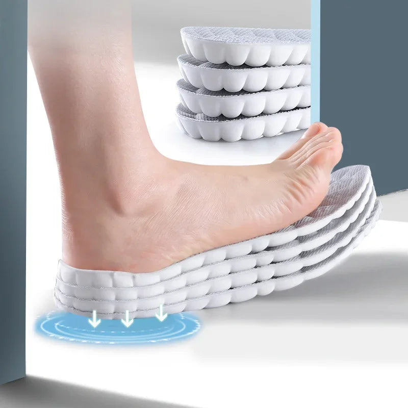 Shoe Insoles 4D Air Cushioning & Arch Support