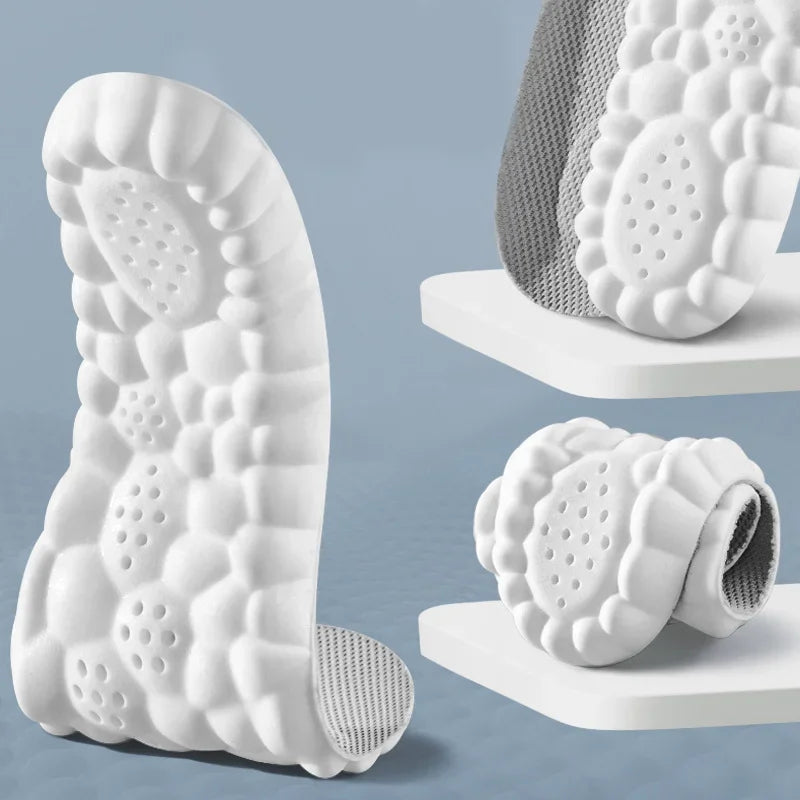 Shoe Insoles 4D Air Cushioning & Arch Support