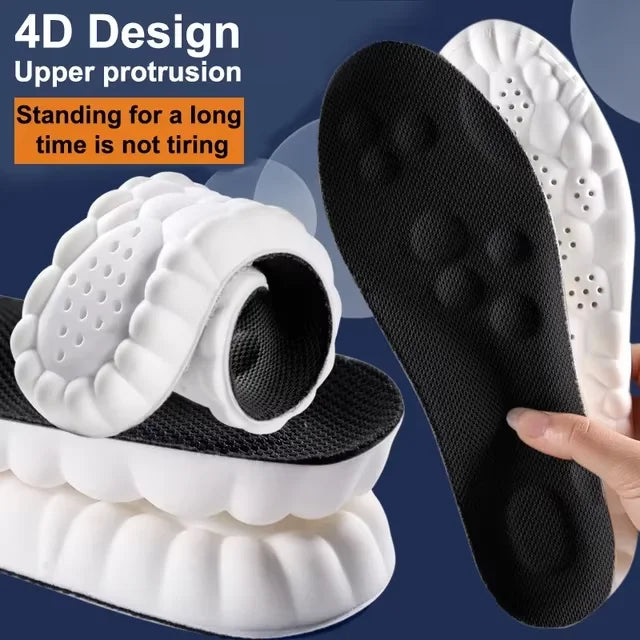 Shoe Insoles 4D Air Cushioning & Arch Support