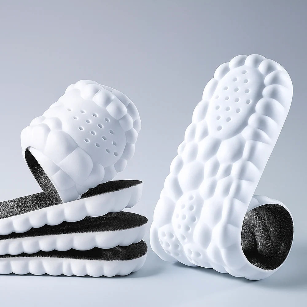 Shoe Insoles 4D Cloud Shock Absorption Breathable Trim-To-Fit