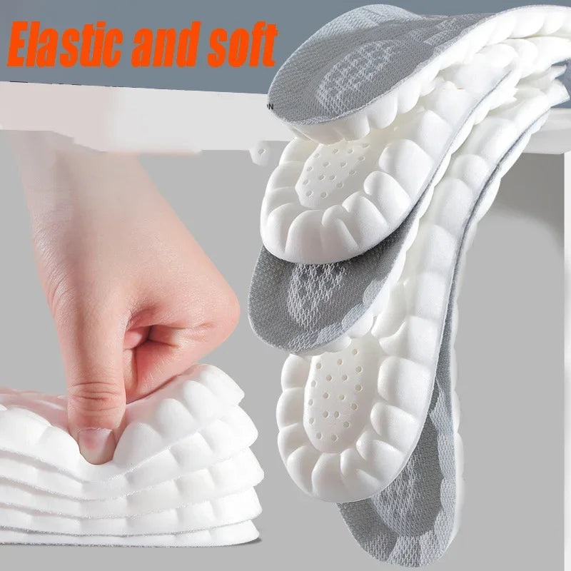 Shoe Insoles 4D Shock-Absorbing Arch Support & Massaging Texture