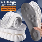 Shoe Insoles 4D Shock-Absorbing Arch Support & Massaging Texture