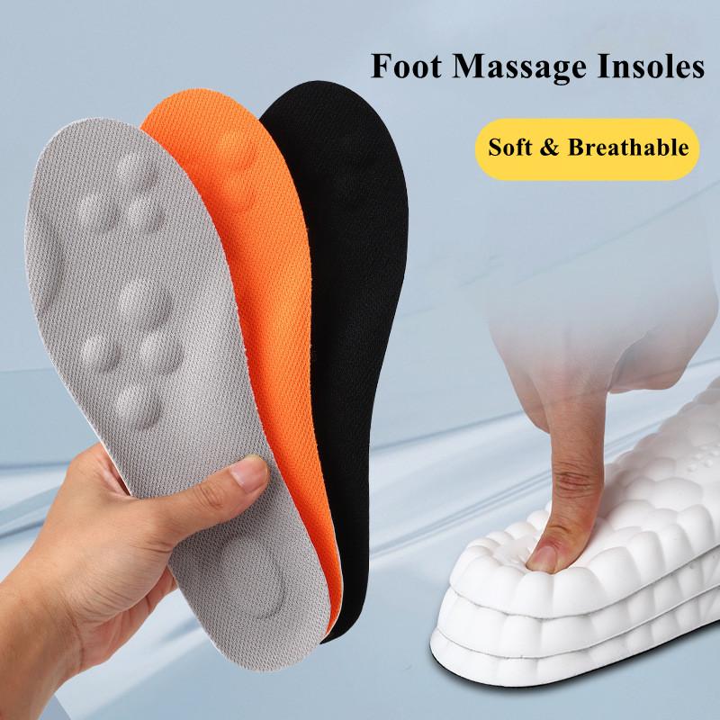 Shoe Insoles Shock-Absorbing Breathable Sweat-Wicking Trim-To-Fit