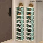 Shoe Organizer Multi-Tier Plastic Tool-Free Assembly