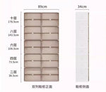 Shoe Organizer Transparent Stackable Space-Saving Storage