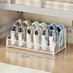 Shoe Organizer Under-Bed Pull-Out Steel Wire Basket
