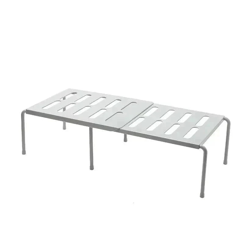 Shoe Rack Adjustable Width Tool-Free Assembly Space-Saving Storage