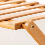 Shoe Rack Bamboo Foldable Tiered Storage No Assembly Required