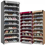 Shoe Rack Cabinet Self-Standing Non-Woven Roll-Up Cover
