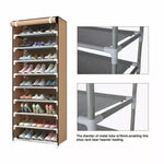 Shoe Rack Cabinet Self-Standing Non-Woven Roll-Up Cover