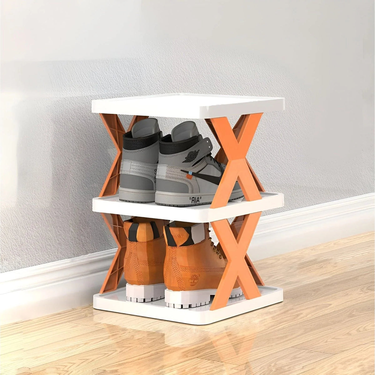 Shoe Rack Foldable Multi-Tier Space-Saving Storage