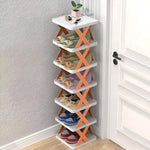Shoe Rack Foldable Multi-Tier Space-Saving Storage