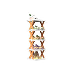 Shoe Rack Multi-Tier Space-Saving Clear Panels