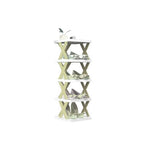 Shoe Rack Multi-Tier Space-Saving Clear Panels