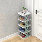 Shoe Rack Multi-Tier Space-Saving Clear Panels