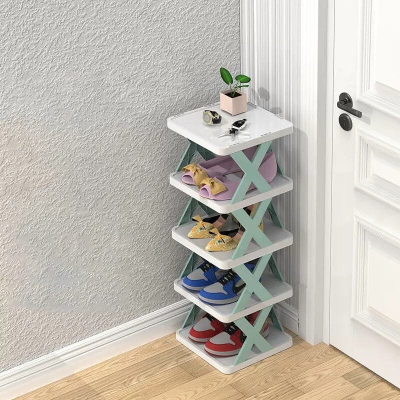 Shoe Rack Multi-Tier Space-Saving Clear Panels