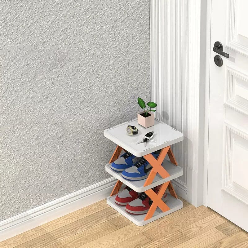 Shoe Rack Multi-Tier Space-Saving Clear Panels