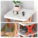 Shoe Rack Multi-Tier Space-Saving Clear Panels