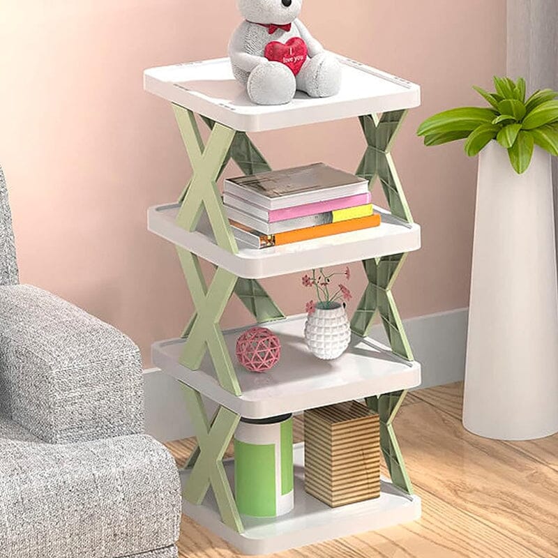 Shoe Rack Multi-Tier Space-Saving Clear Panels