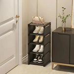 Shoe Rack Stackable Corner Design Space-Saving Storage