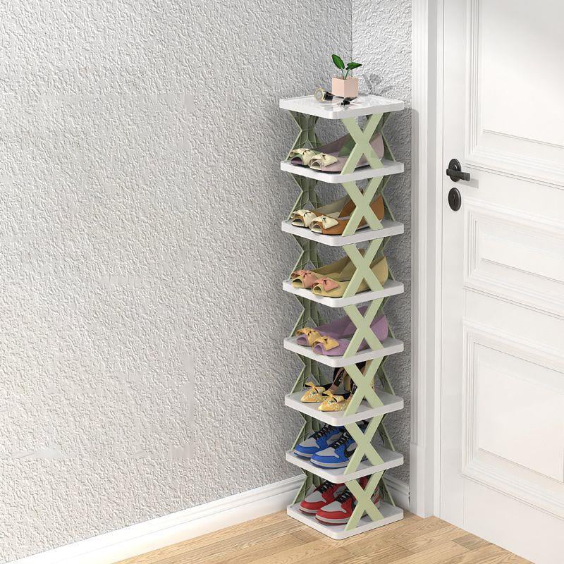 Shoe Rack Stackable Multi-Tier Compact Water-Repellent PP