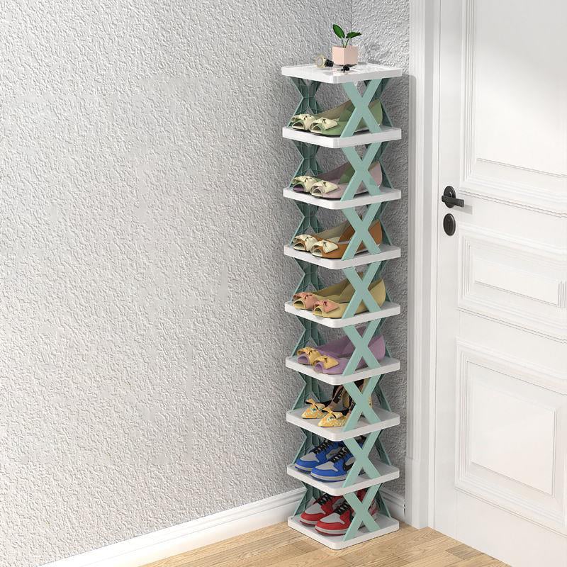 Shoe Rack Stackable Multi-Tier Compact Water-Repellent PP