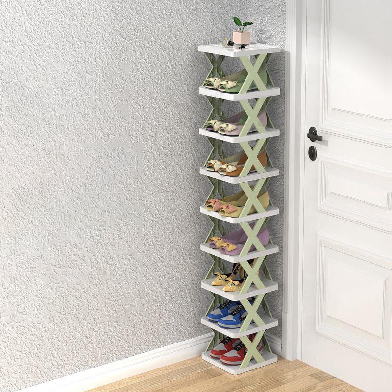 Shoe Rack Stackable Multi-Tier Compact Water-Repellent PP